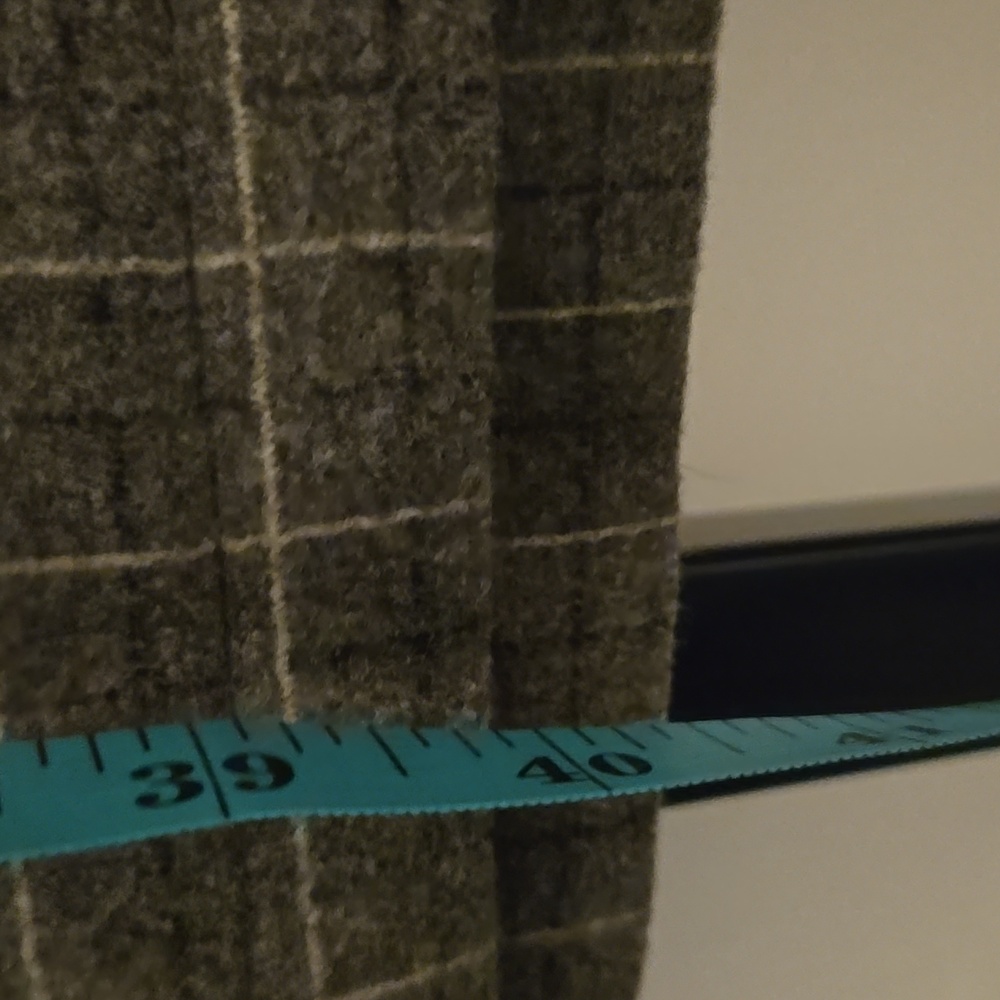 Hem & Thread Plaid Trench Coat NWT - Picture 7 of 8